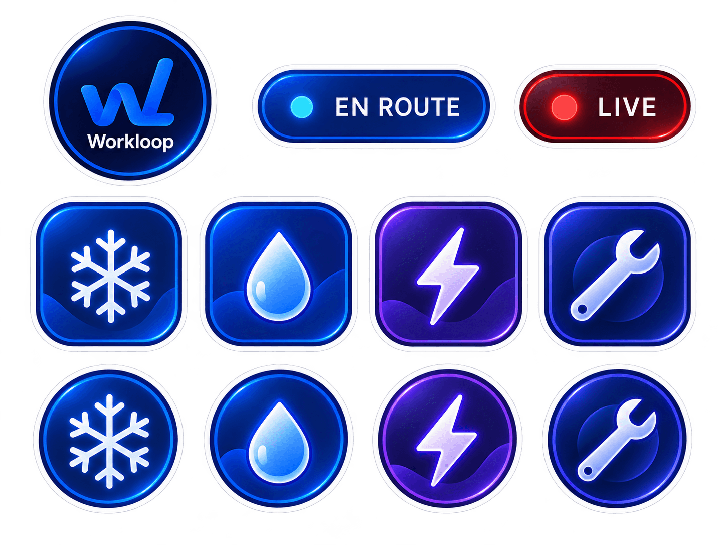 Icon + badge sheet